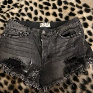Free people denim shorts